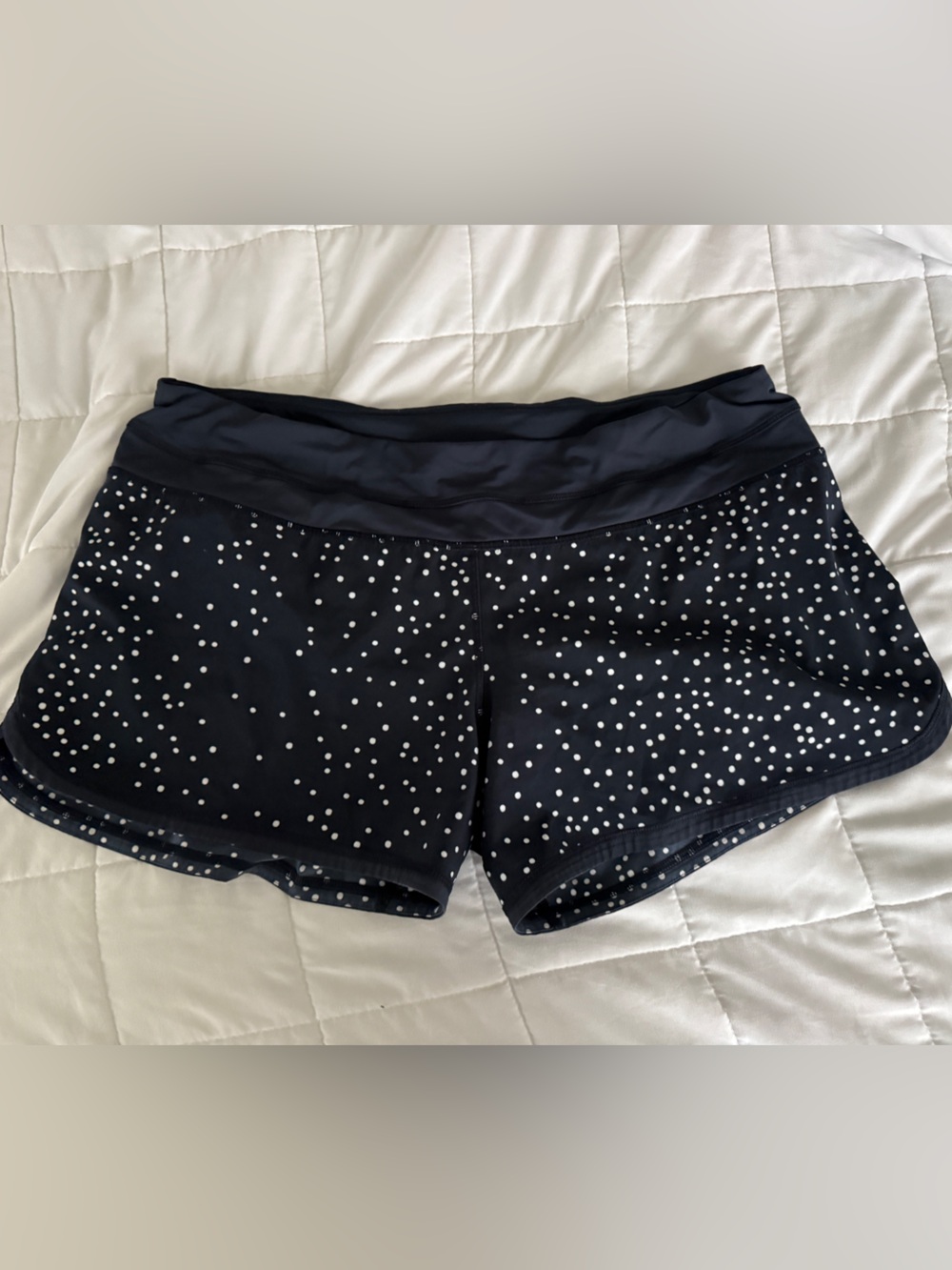 Lululemon Women’s Black Polka Dot Athletic Shorts